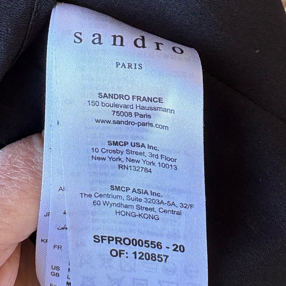 Sandro Bruni Asymmetric Floral Printed Mini Dress Size 6 - Picture 14 of 16